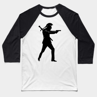 Gladiator Warrior With A Gun Baseball T-Shirt